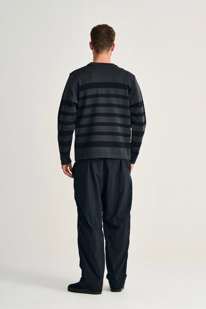 Given-III Crew Neck (Molten Grey) - S.N.S Herning