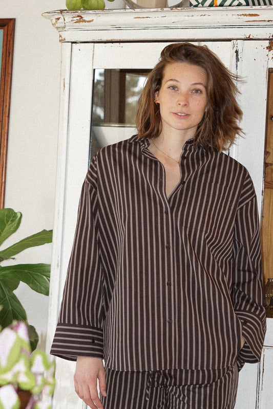 Drift Women's Shirt /Soil Brown-Sand - RES-RES