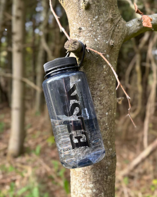 Nalgene 1L Wide Mouth Bottle /Grey-Black - RES-RES