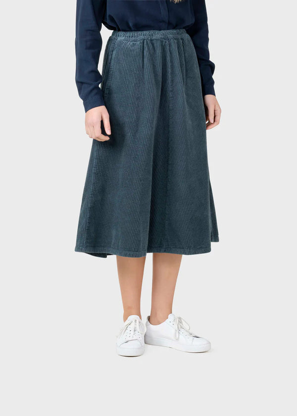 Ramona Cord Skirt (Moss Green) - Klitmøller Collective