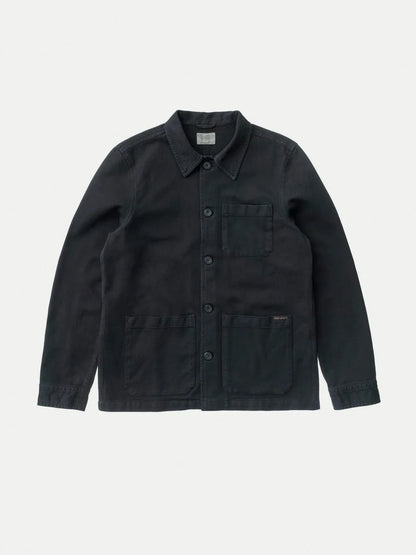Barney Worker Jacket Black - Nudie Jeans - RES-RES