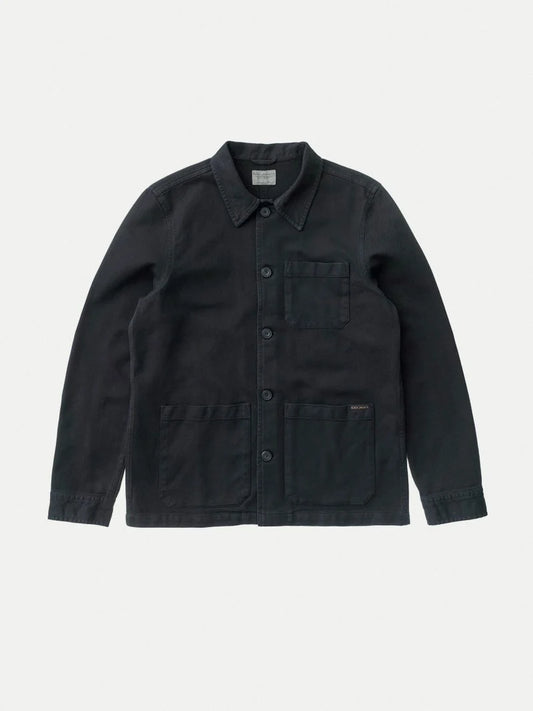 Barney Worker Jacket Black - Nudie Jeans - RES-RES