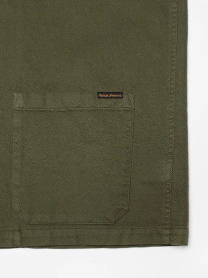 Barney Worker Jacket Olive - Nudie Jeans - RES-RES