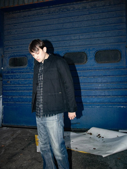 Barney Worker Jacket Black - Nudie Jeans - RES-RES