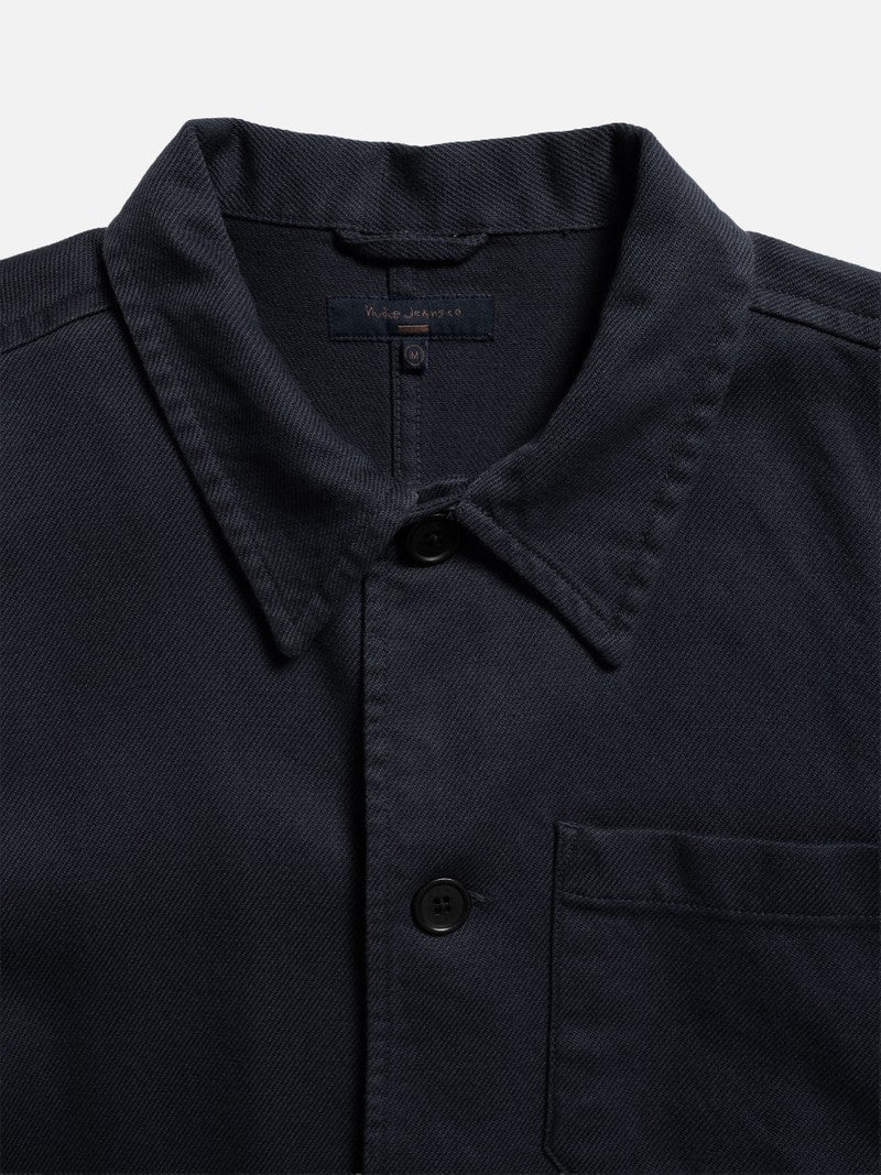 Barney Worker Jacket Black - Nudie Jeans - RES-RES