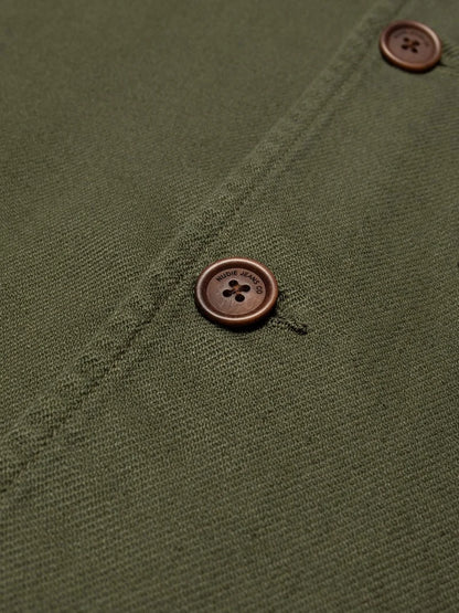 Barney Worker Jacket Olive - Nudie Jeans - RES-RES
