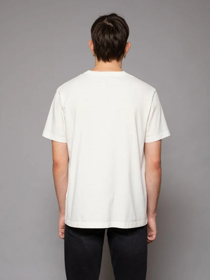 Uno T-shirt Chalk White - Nudie Jeans - RES-RES