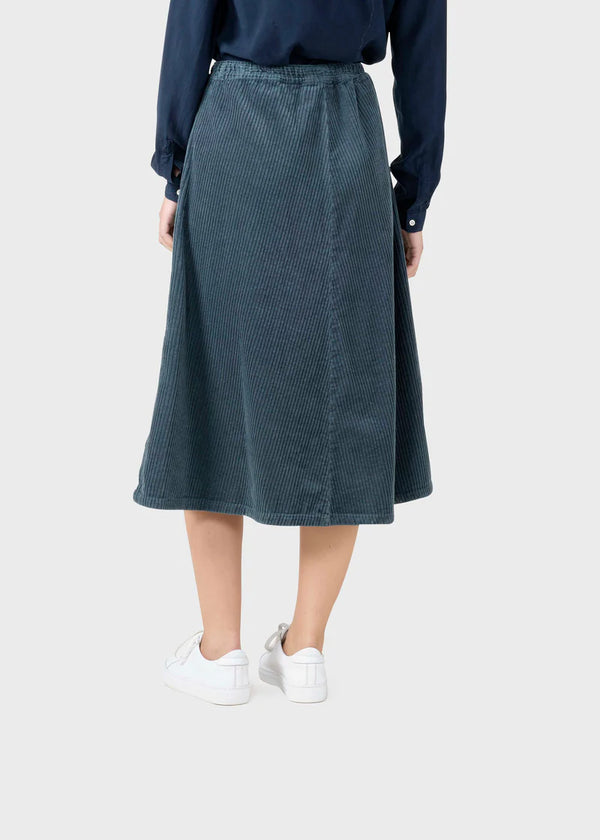 Ramona Cord Skirt (Moss Green) - Klitmøller Collective