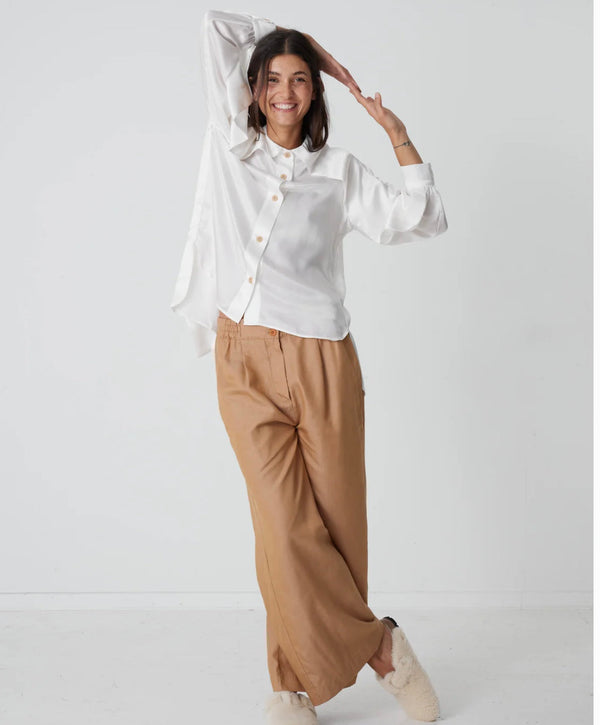 Uma Trousers (Camel) - La Femme Rousse