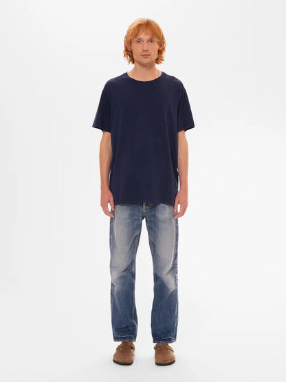 Roffe T-shirt (Fransk Blå) - Nudie Jeans