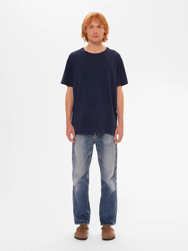 Roffe T-shirt (French Blue) - Nudie Jeans