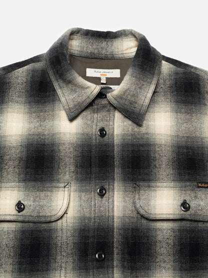 Glenn Padded Shirt (Shadow Checkered) - Nudie Jeans