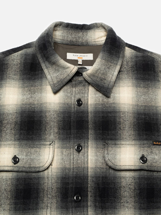 Glenn Padded Shirt (Shadow Checkered) - Nudie Jeans