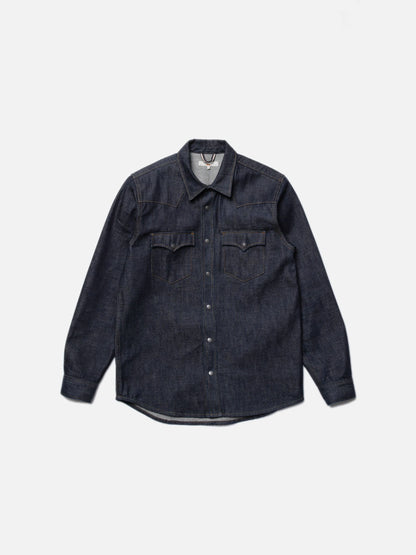 George Ace Selvage Denimskjorte - Nudie Jeans