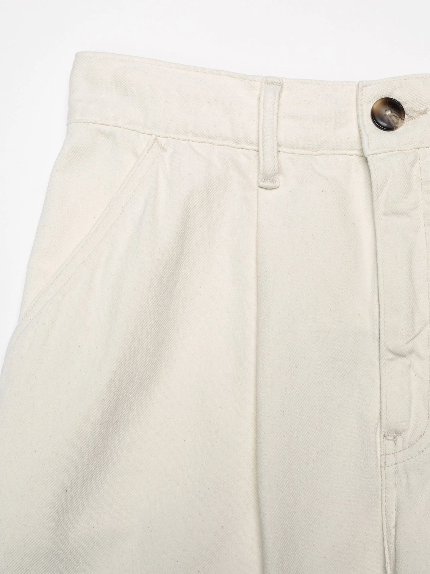Gullan Arbejdsbukser (Elfenben) - Nudie Jeans
