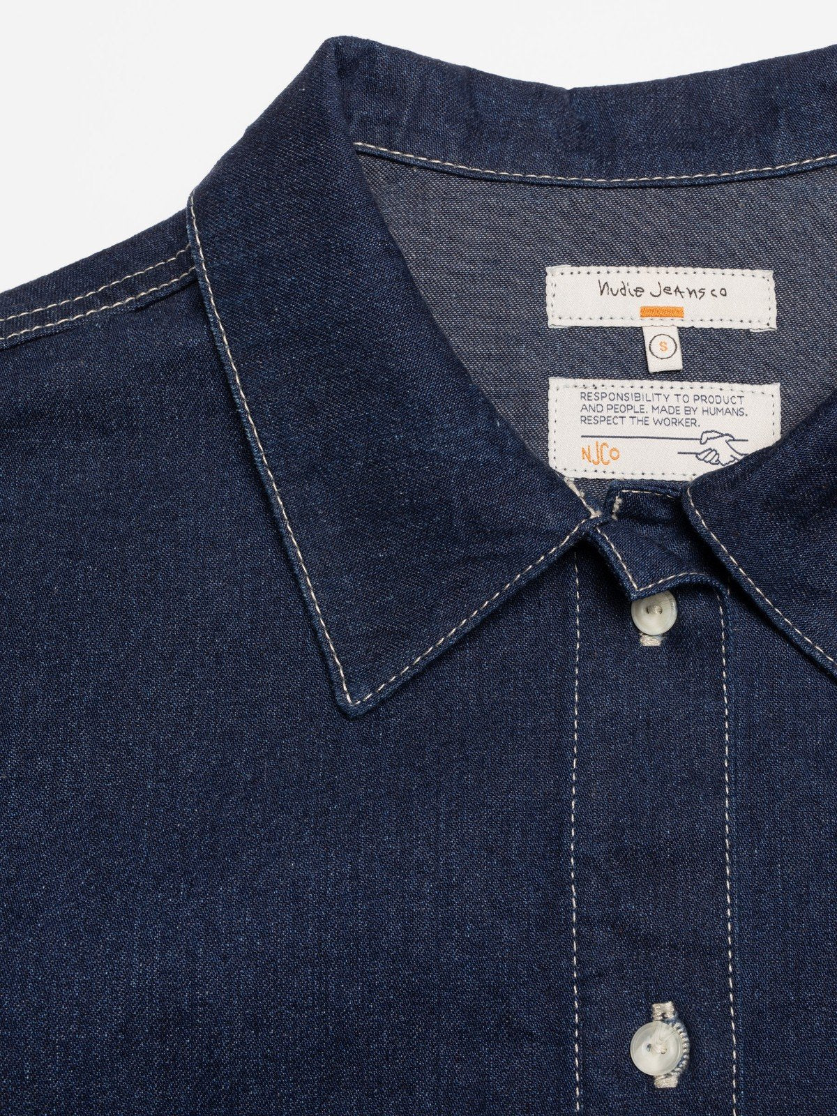 Lina Painter Denimskjorte - Nudie Jeans