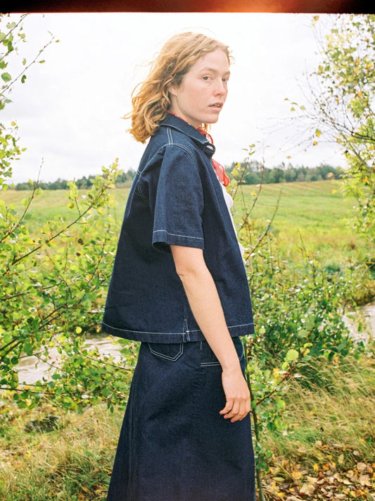 Lina Painter Denim Shirt - Nudie Jeans