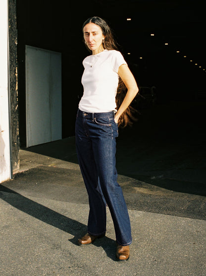 Bred Heidi Klassisk Blå - Nudie Jeans