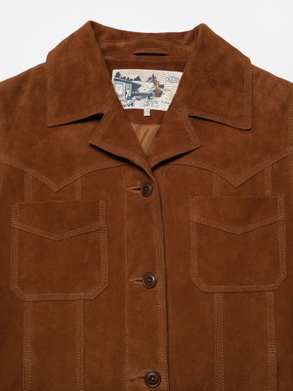 Peggy Suede Jacket Cognac - Nudie Jeans - RES-RES