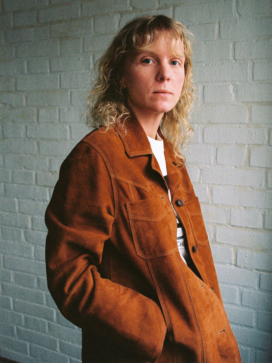 Peggy Suede Jacket Cognac - Nudie Jeans - RES-RES