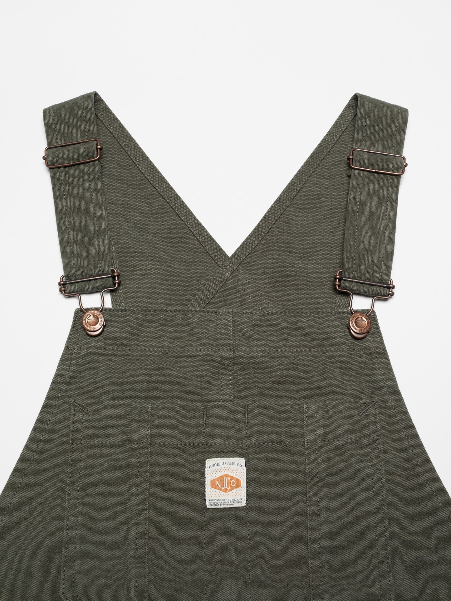 Clara Duck Canvas Dungarees - Nudie Jeans