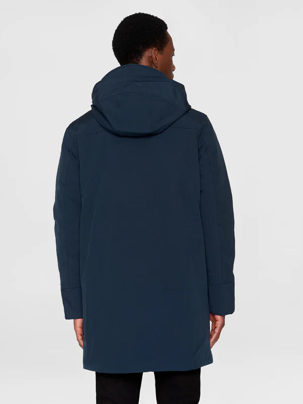 Climate Shell-jakke (Total Eclipse) - Knowledge Cotton Apparel