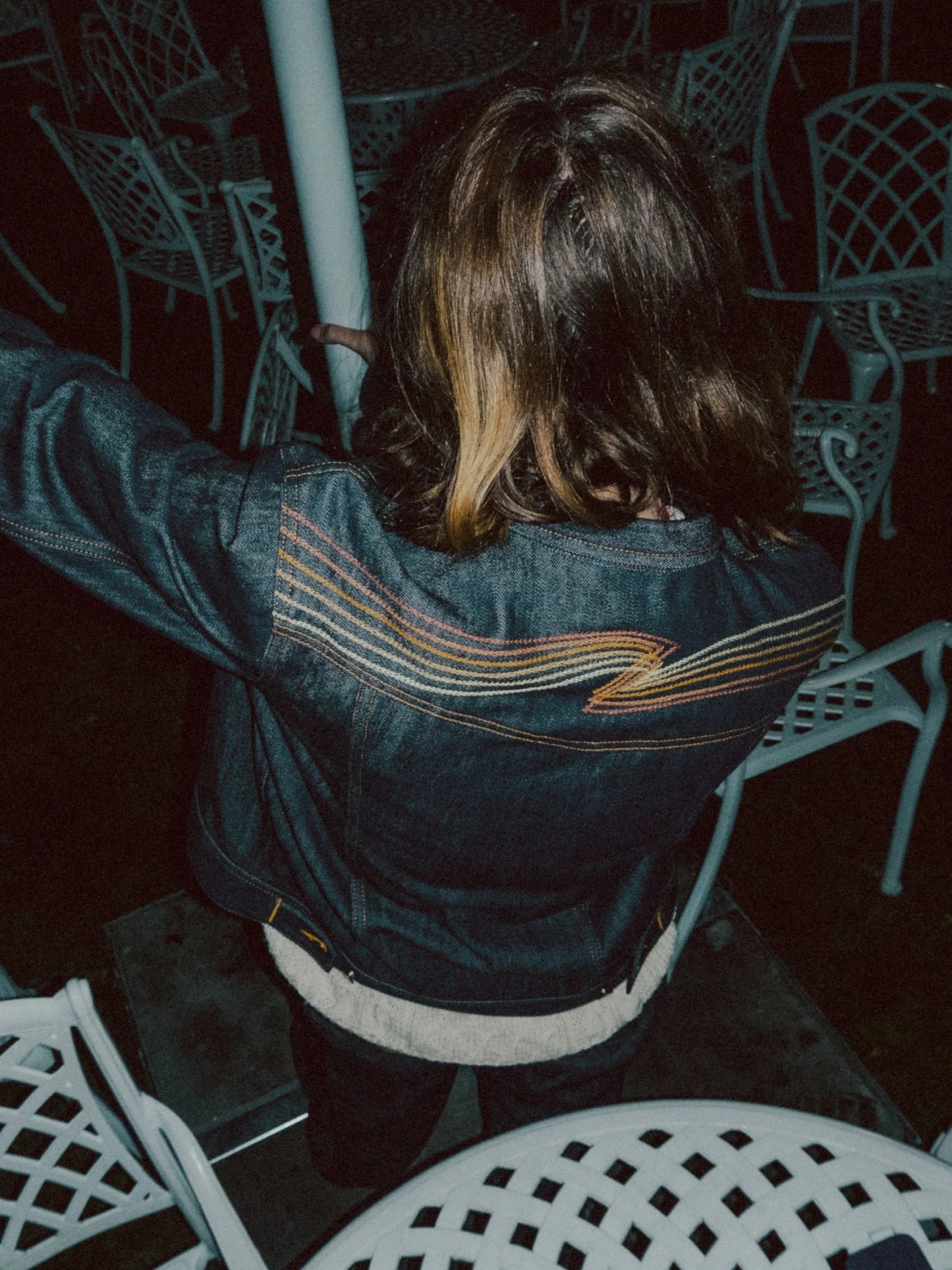 Conny Denim Jacket Sunburns (Blue) - Nudie Jeans