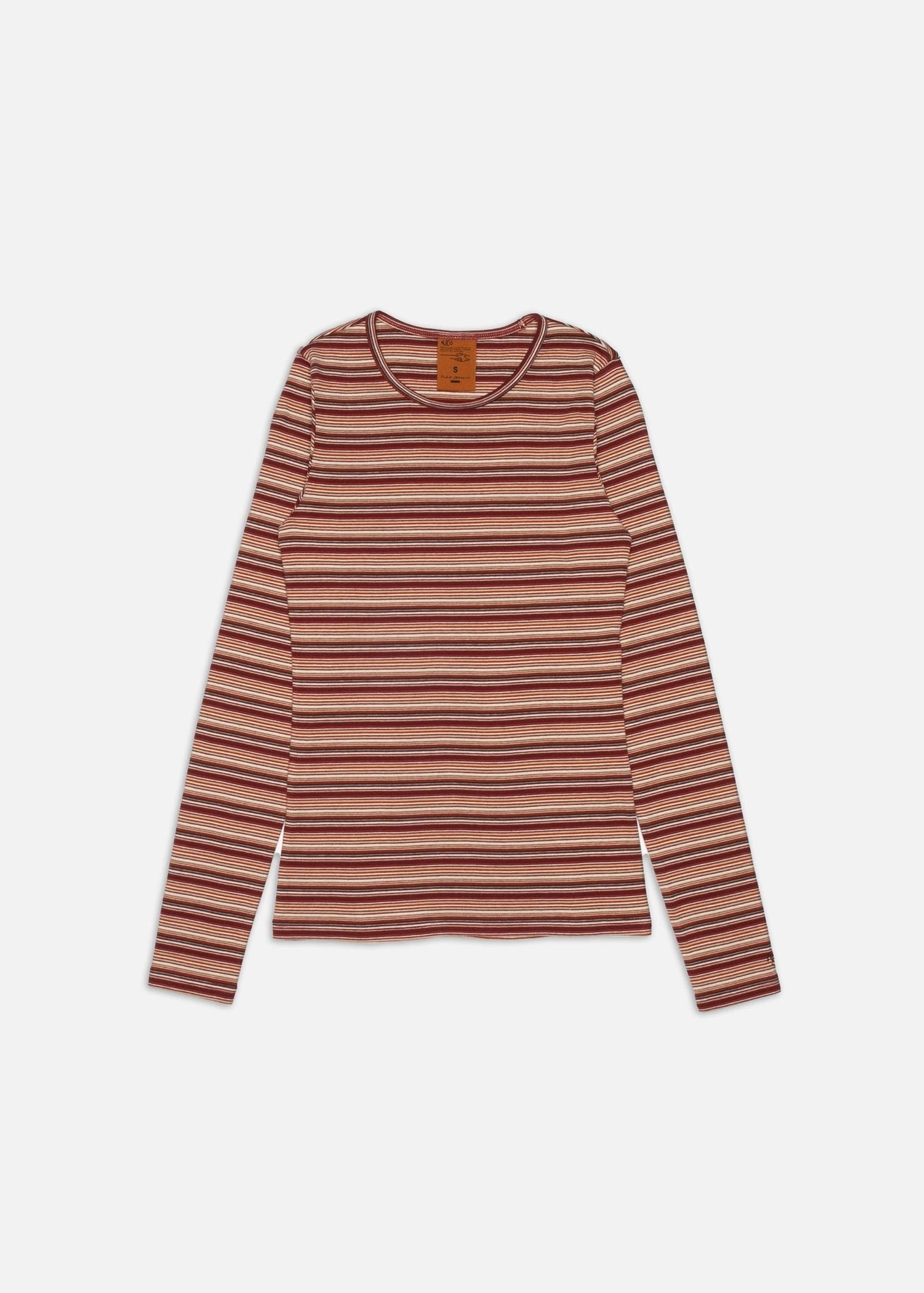 Jessy LS T-Shirt Striped Rip - Nudie Jeans