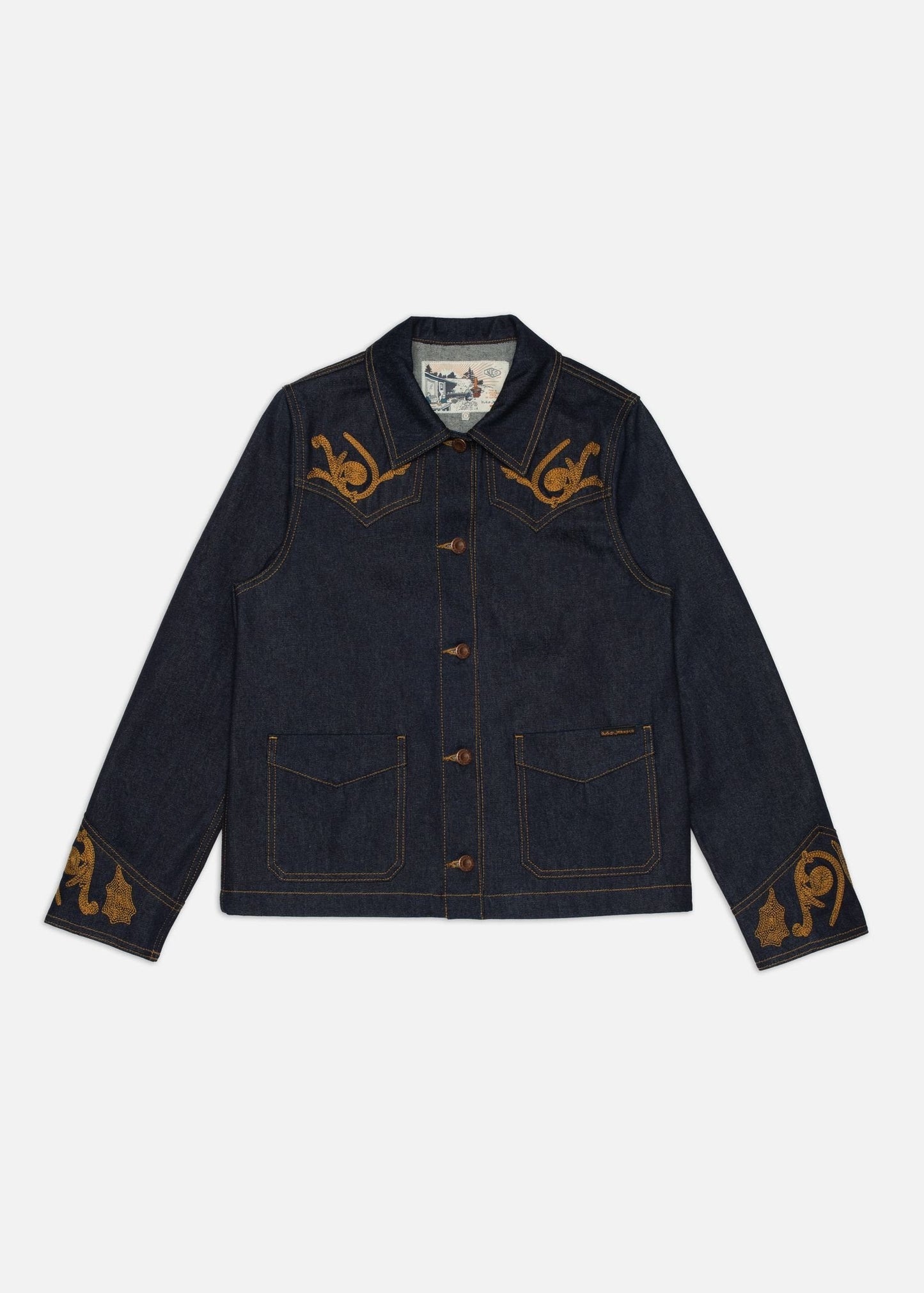 Kelly Western Jacket Embroidery - Nudie Jeans