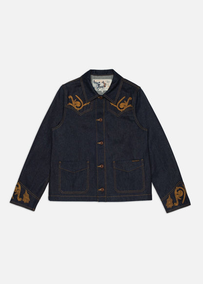 Kelly Western Jacket Embroidery - Nudie Jeans