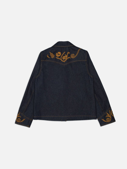 Kelly Western Jacket Embroidery - Nudie Jeans