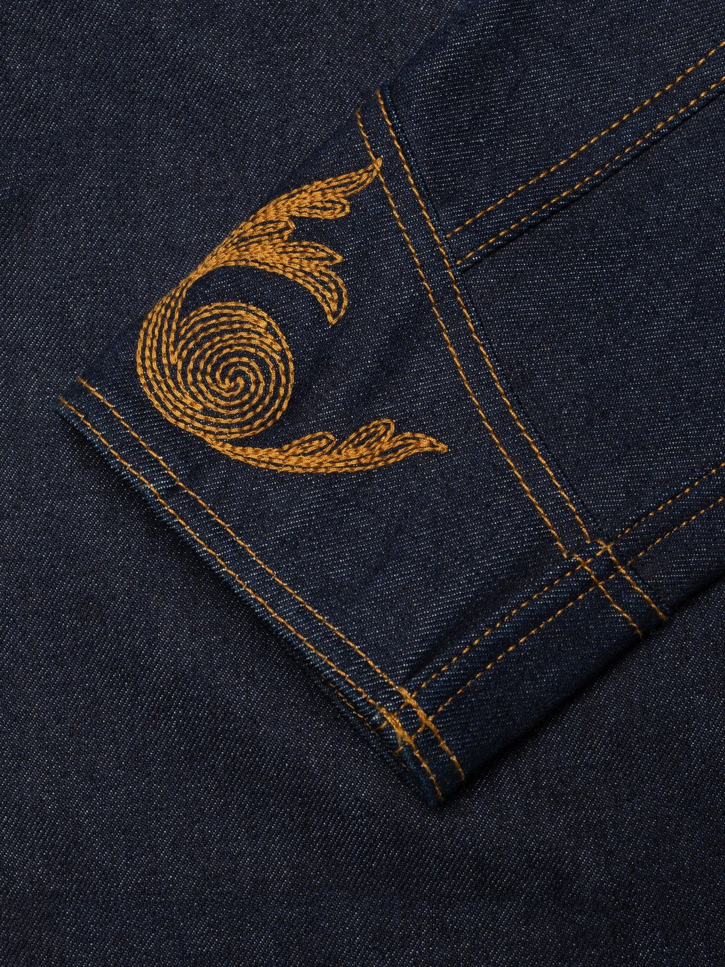 Kelly Western Jacket Embroidery - Nudie Jeans