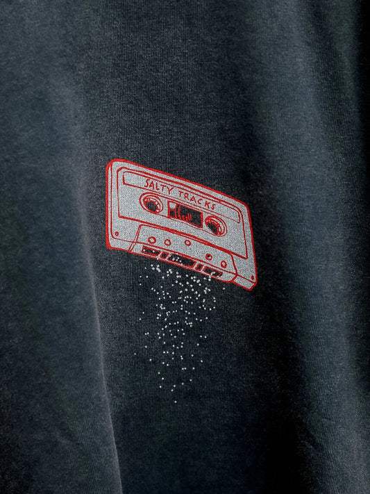 Roy Salty Tracks T-shirt (Antracite) - Nudie Jeans - RES-RES