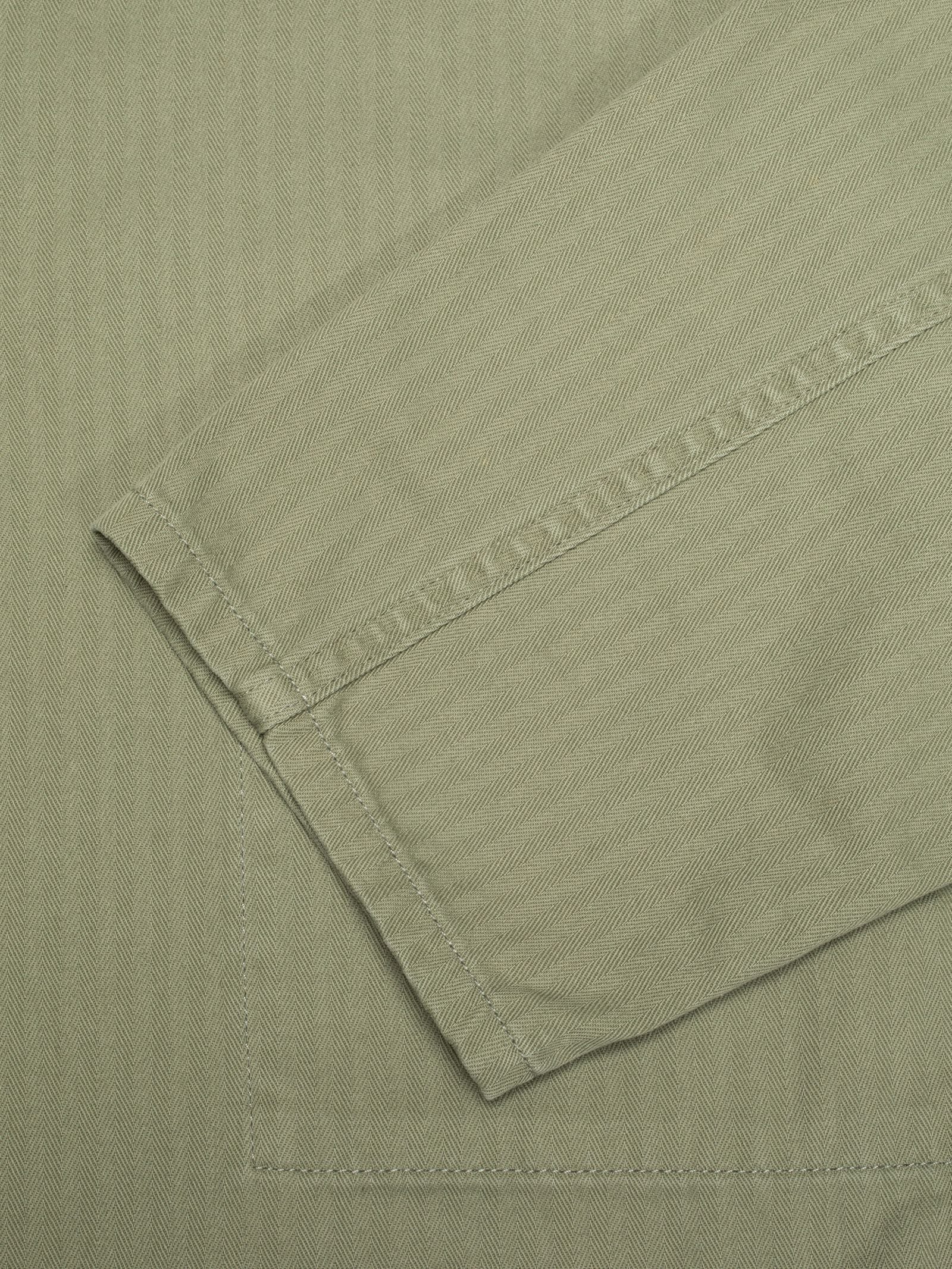 Buddy Chore Jacket Herringbone (Pale Green) - Nudie Jeans - RES-RES