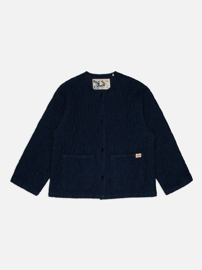 Sandra Jacket Indigo Quilt - Nudie Jeans - RES-RES