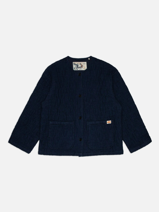 Sandra Jacket Indigo Quilt - Nudie Jeans - RES-RES