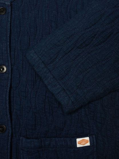 Sandra Jacket Indigo Quilt - Nudie Jeans - RES-RES