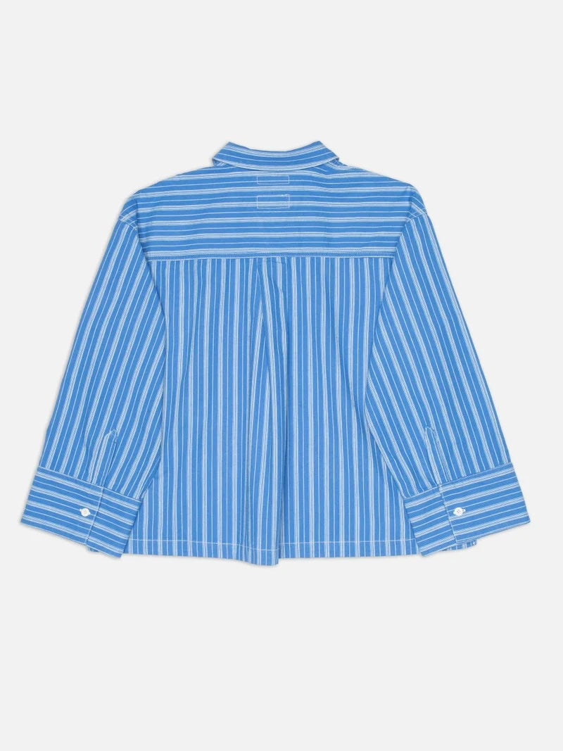 Jutta Shirt / Blue Striped - RES-RES