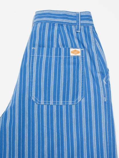 Gullan Pants Striped (Blue/Offwhite) - Nudie Jeans - RES-RES