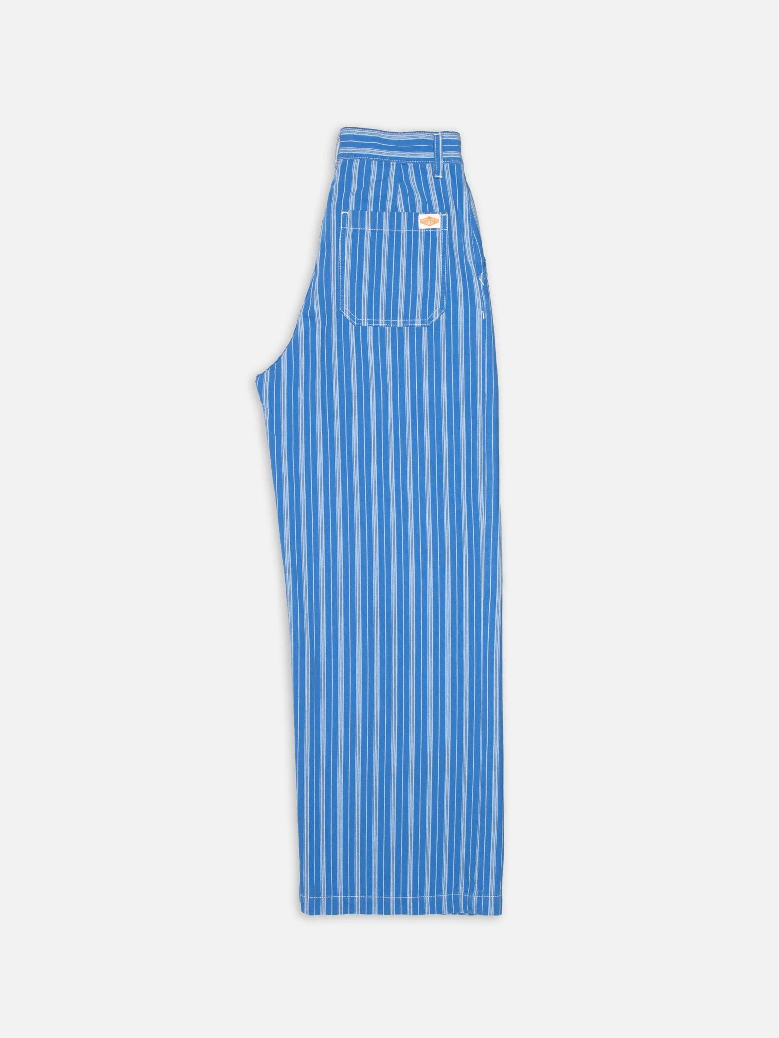 Gullan Pants Striped (Blue/Offwhite) - Nudie Jeans - RES-RES