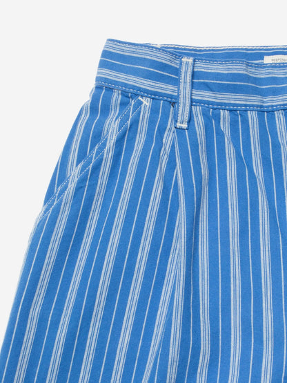 Gullan Pants Striped (Blue/Offwhite) - Nudie Jeans - RES-RES