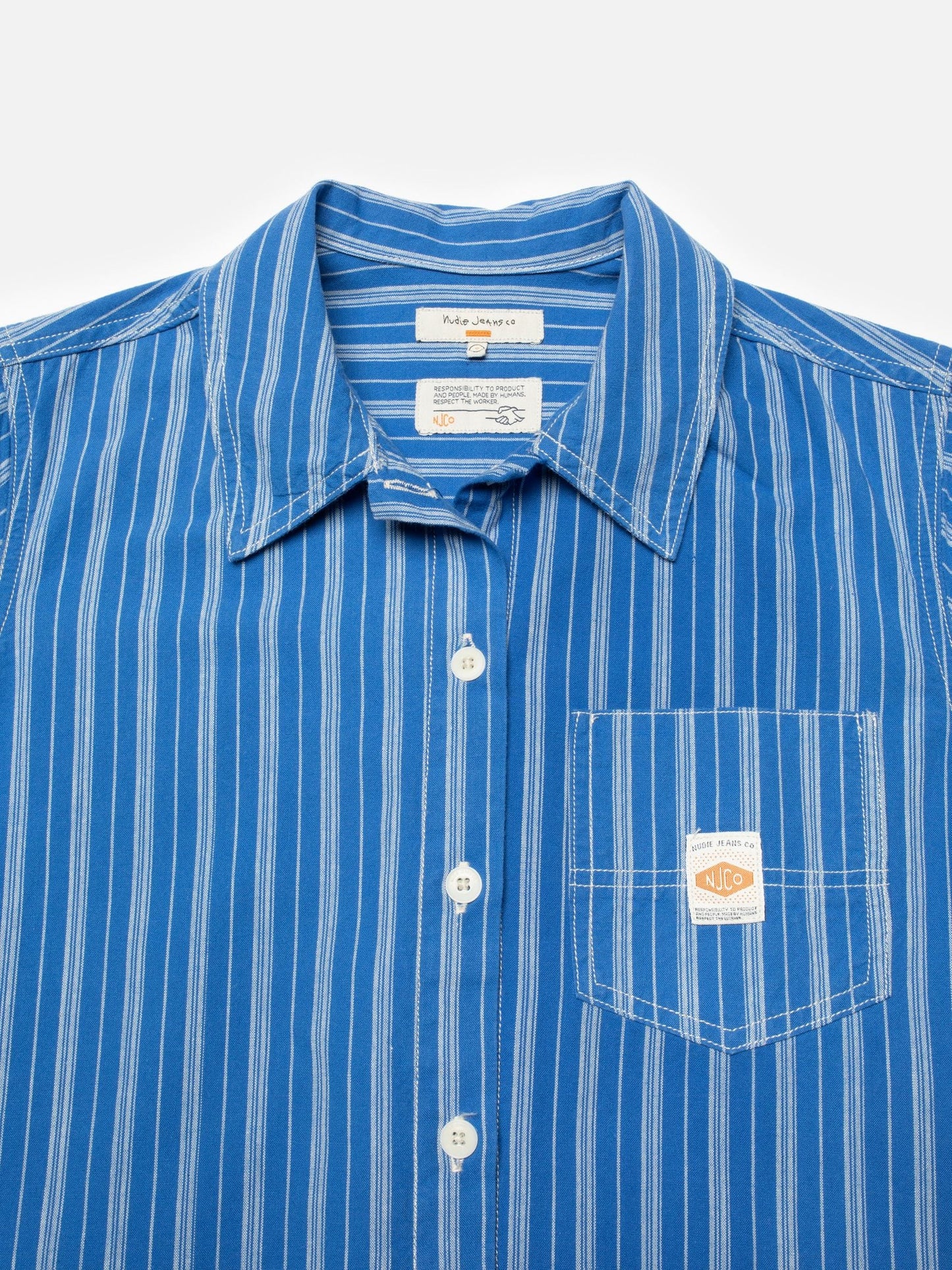 Danielle Dress Striped Blue/Offwhite - Nudie Jeans - RES-RES