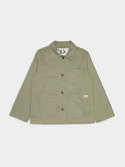Lovis Herringbone Jacket /Pale Green