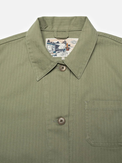 Lovis Herringbone Jacket /Pale Green