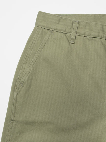 Wendy Herringbone Pants Pale Green - Nudie Jeans - RES-RES