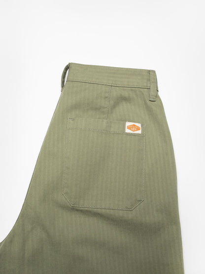 Wendy Herringbone Pants Pale Green - Nudie Jeans - RES-RES