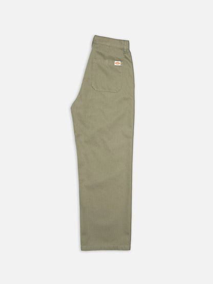 Wendy Herringbone Pants Pale Green - Nudie Jeans - RES-RES