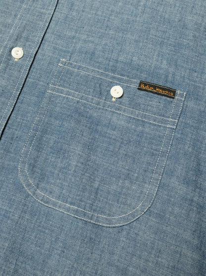 Julian Worker Shirt Chambray - RES-RES