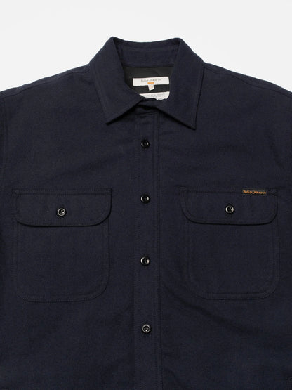 Glenn Padded Shirt Flannel /Blueberry
