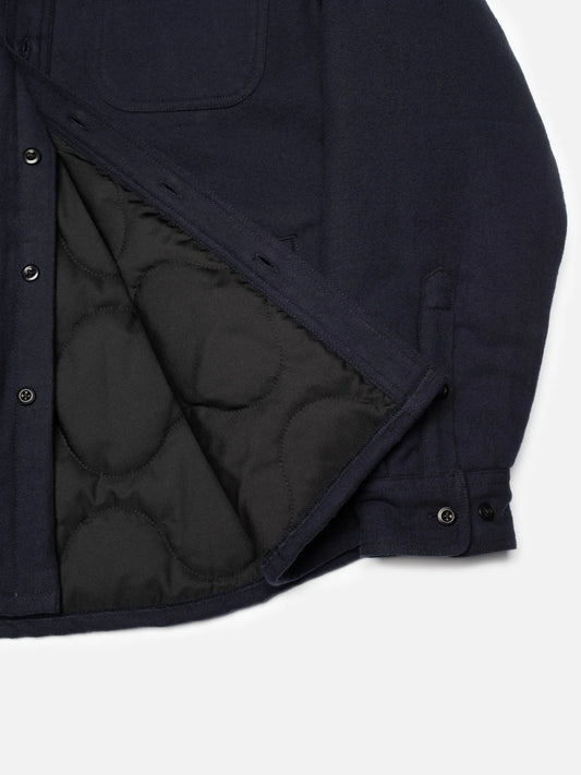 Glenn Padded Shirt Flannel /Blueberry